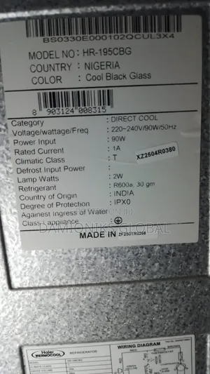 195 Litres Refrigerator