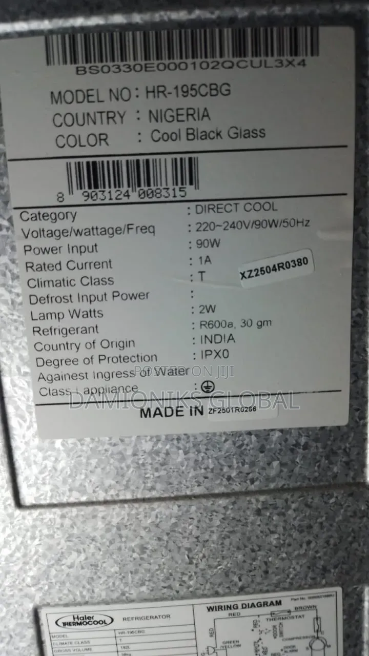195 Litres Refrigerator