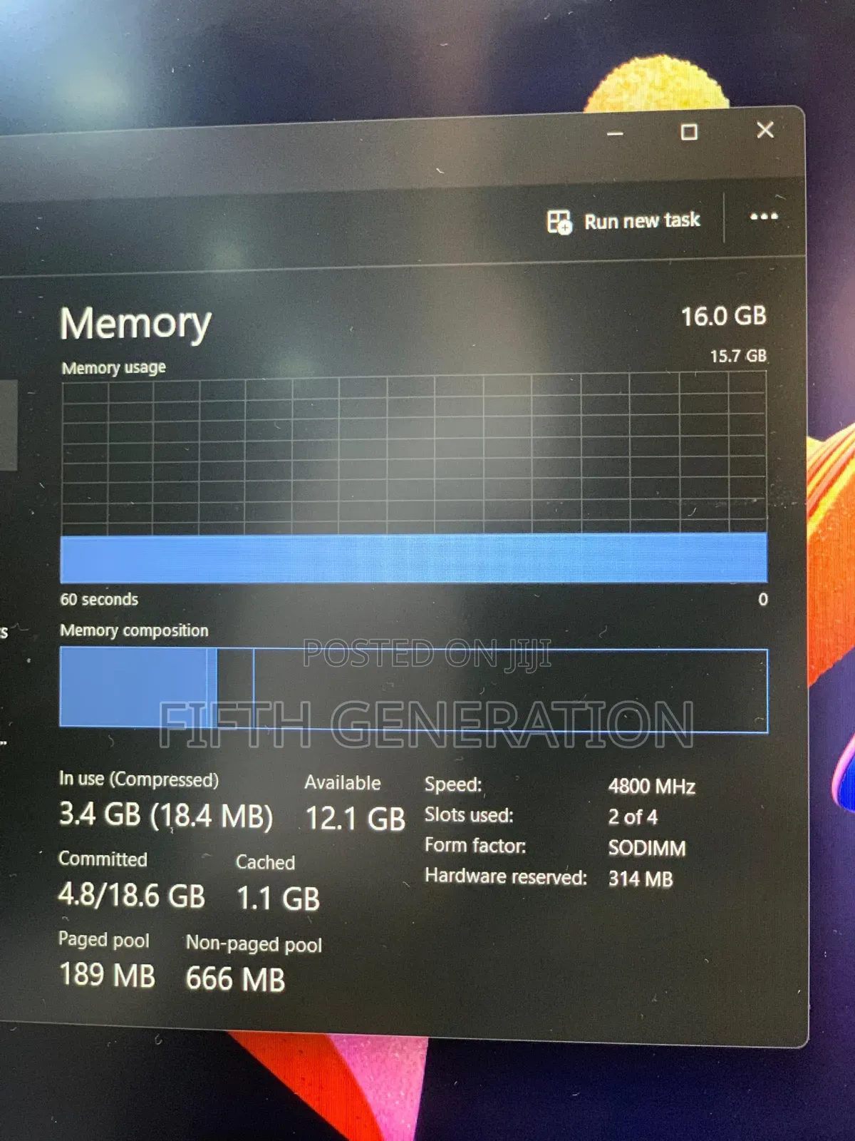 Laptop Acer Nitro 5 16GB Intel Core i7 SSD 512GB