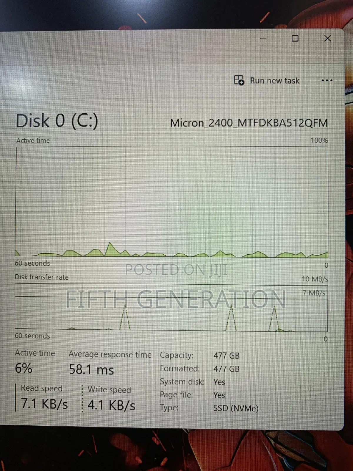 Laptop MSI GF63 16GB Intel Core i5 SSD 512GB