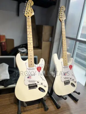 Fender Electric Lead Guitar (White Color)