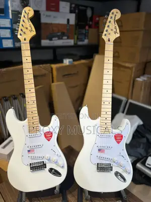 Fender Electric Lead Guitar (White Color)