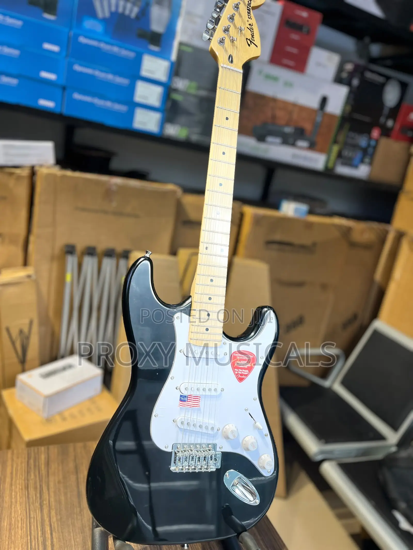 Fender Electric Lead Guitar (Black Color)