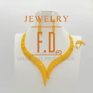 Luxury Gold Plated Jewelry Set for Ladies | Brand New