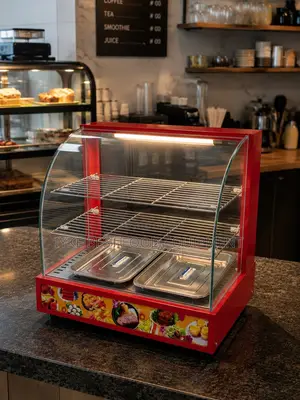 Two Plates Snacks Display Warmer