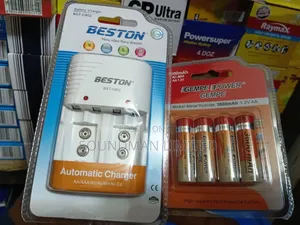 Beston Battery Charger Original Gempe Rechargeable AA+ Battery