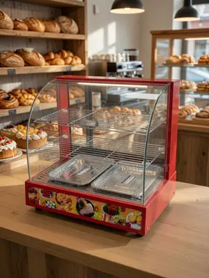 Two Plates Snacks Display Warmer