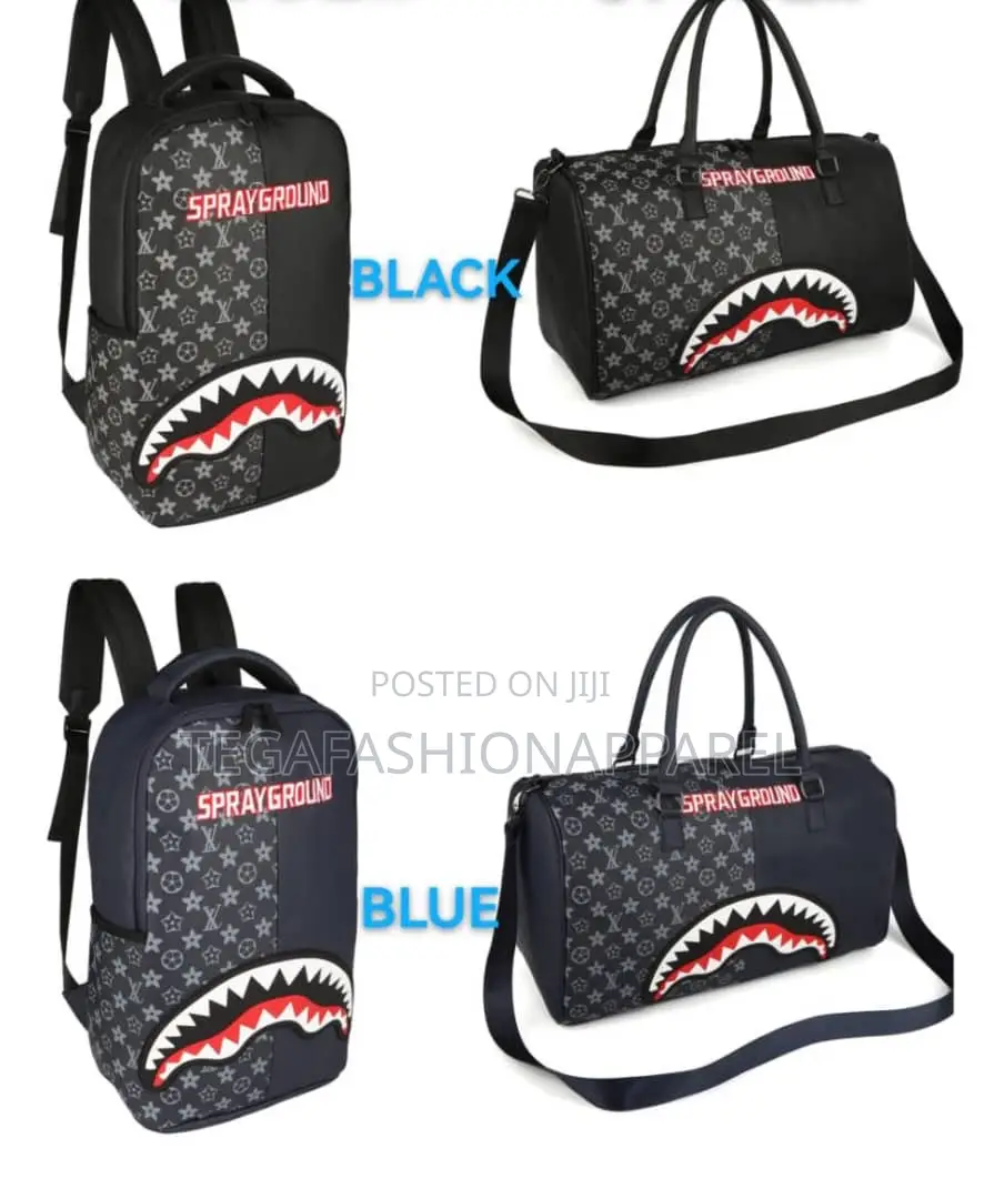 Sprayground Graffiti Duffle Bag Backpack