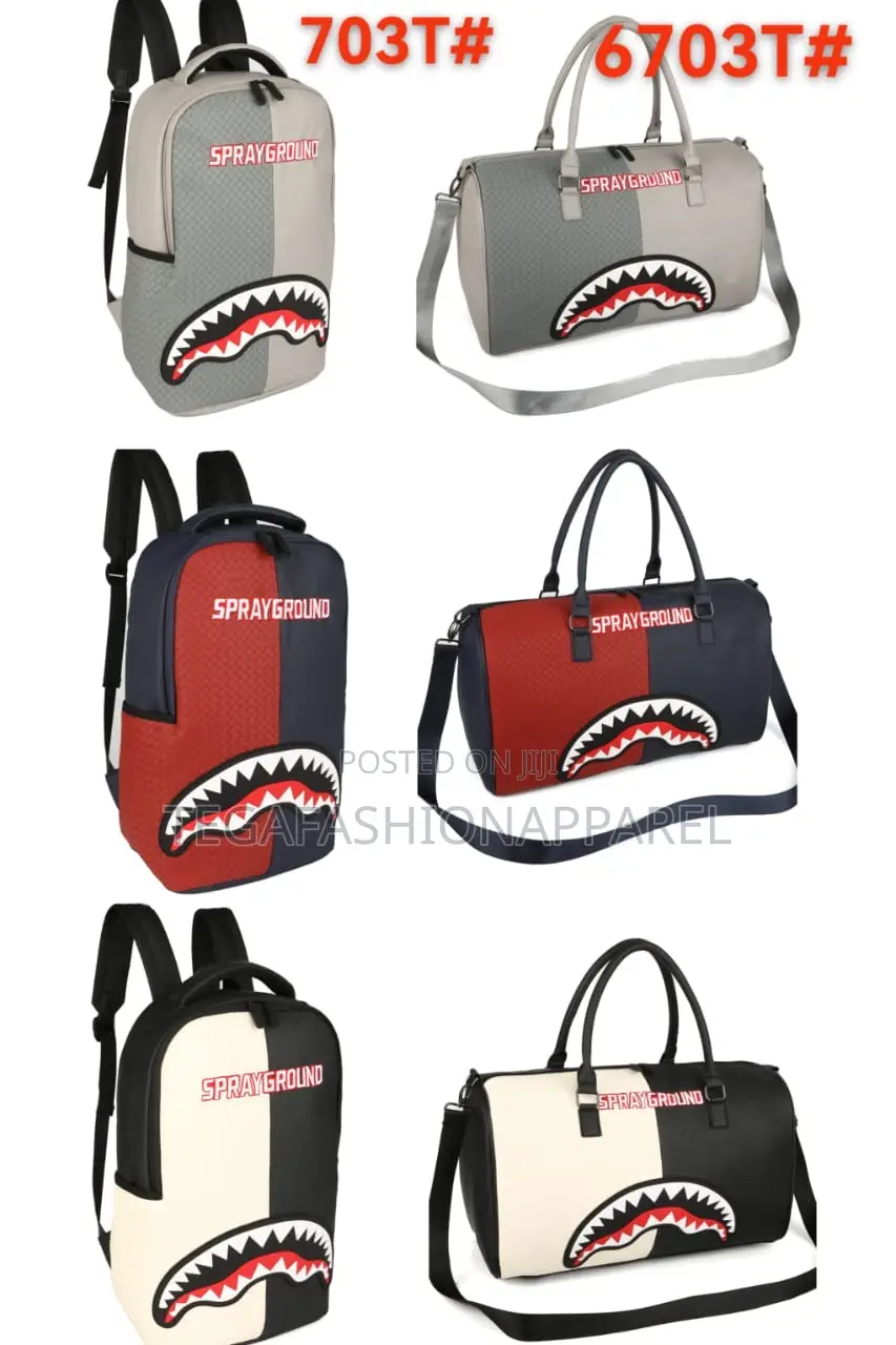 Sprayground Graffiti Duffle Bag Backpack