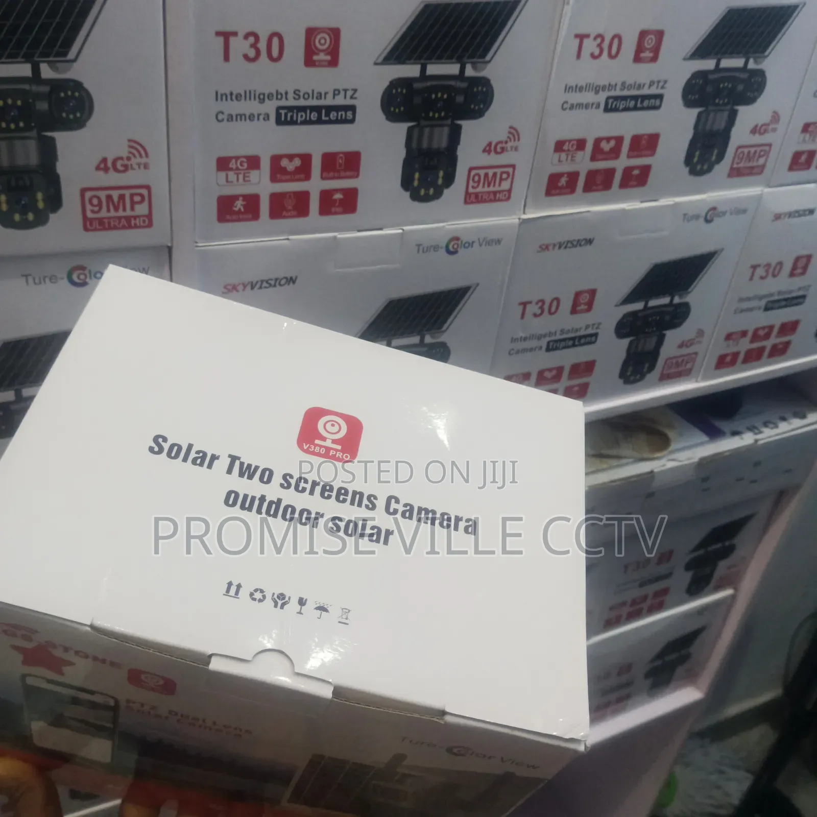 Solar Dual Screen Camera