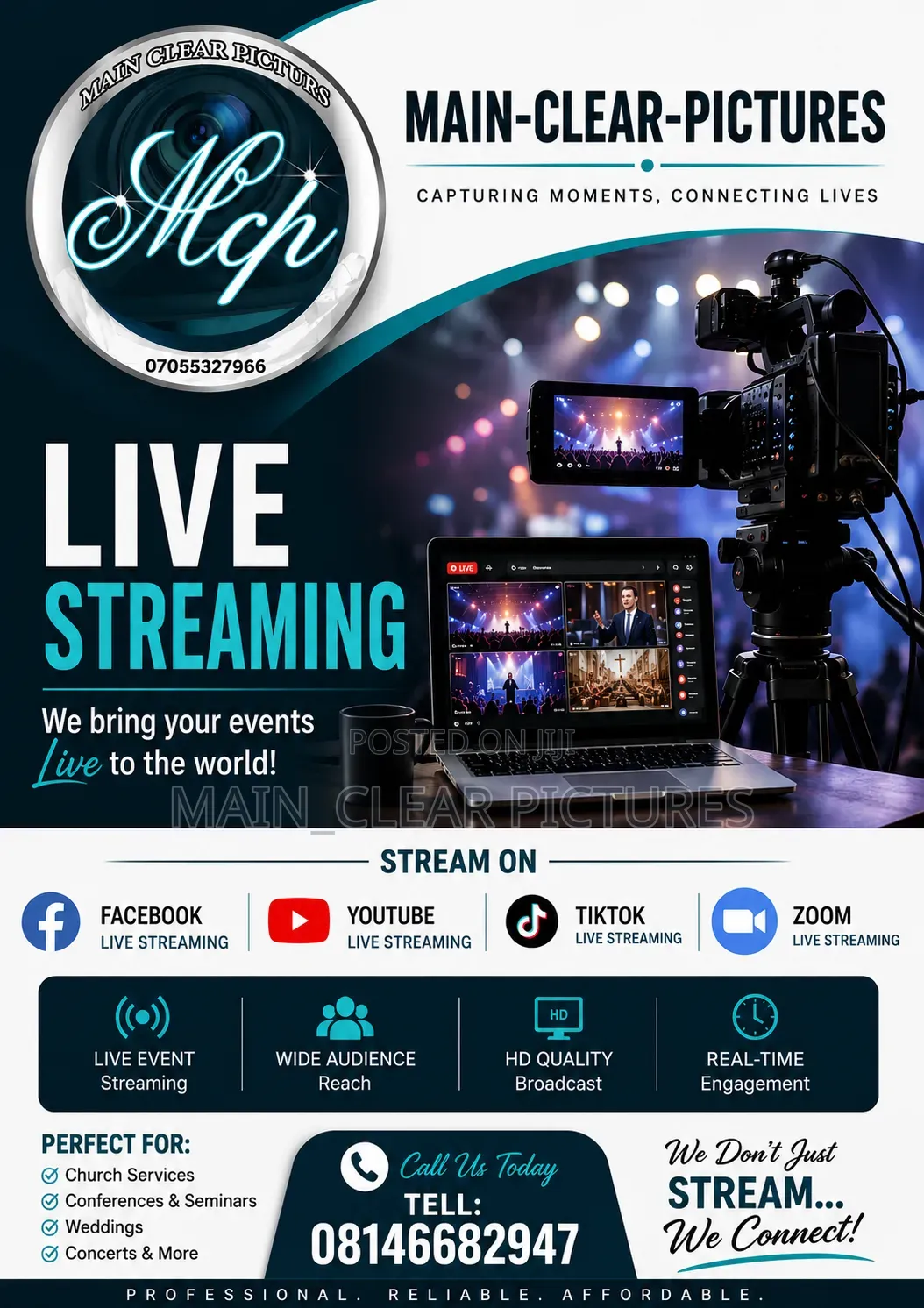 Zoom (Live Streaming Fb, Youtube Etc)