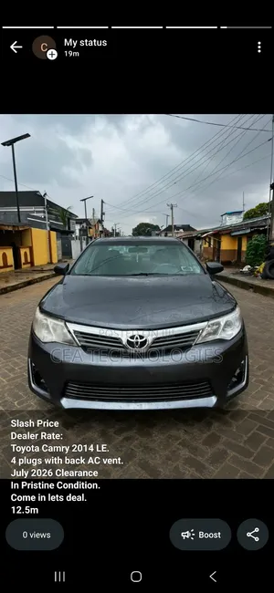 Toyota Camry 2014 Black