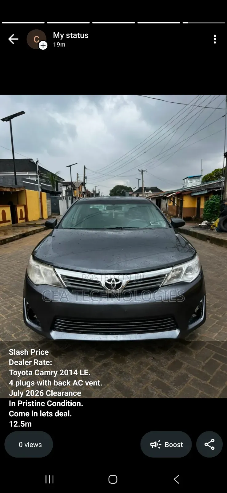 Toyota Camry 2014 Black