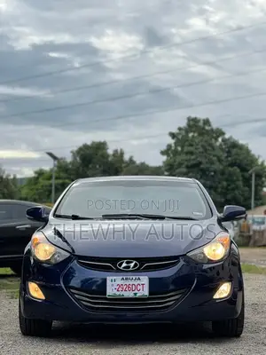 Hyundai Elantra Limited 2012 Blue