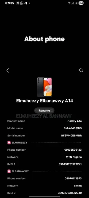 Samsung Galaxy A14 128 GB Black