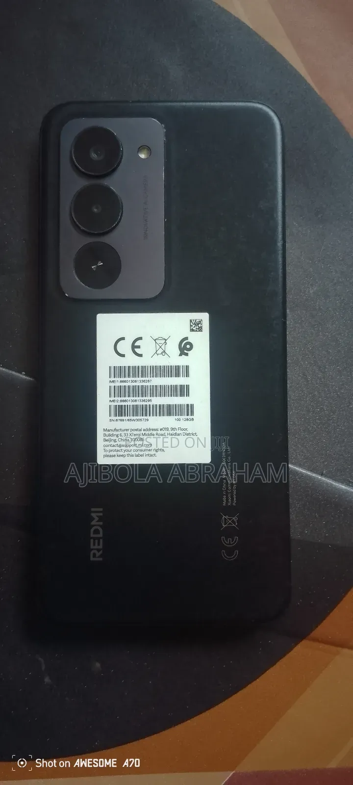 Xiaomi Redmi 15 128 GB Black