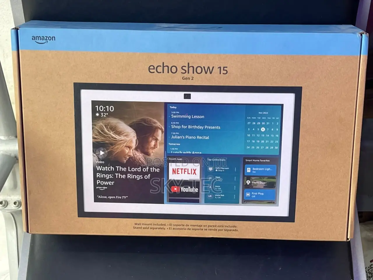 Original Amazon Echo Show15 Alexa VOICE COMMAND 2ND GEN
