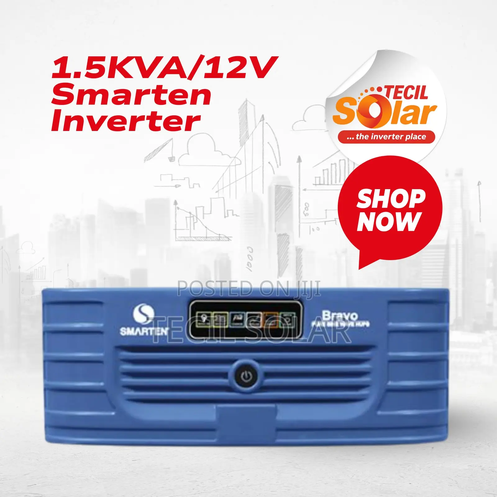 1.5kva/12v Smarten Inverter