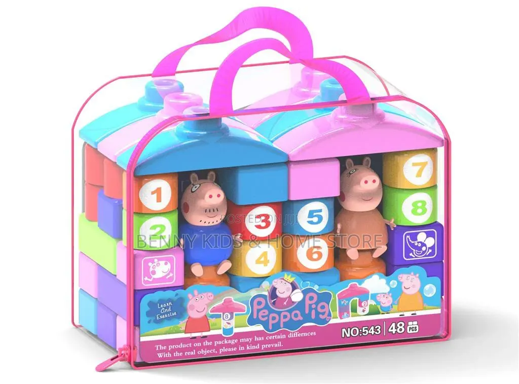 48pcs Peppa Pig Block