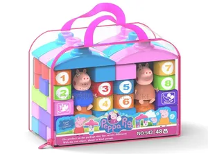 48pcs Peppa Pig Block