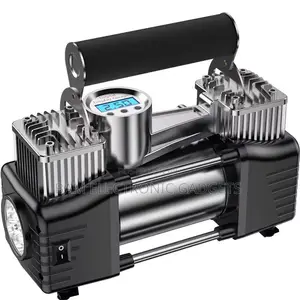 Dual Cylinder Car Tire Air Pump