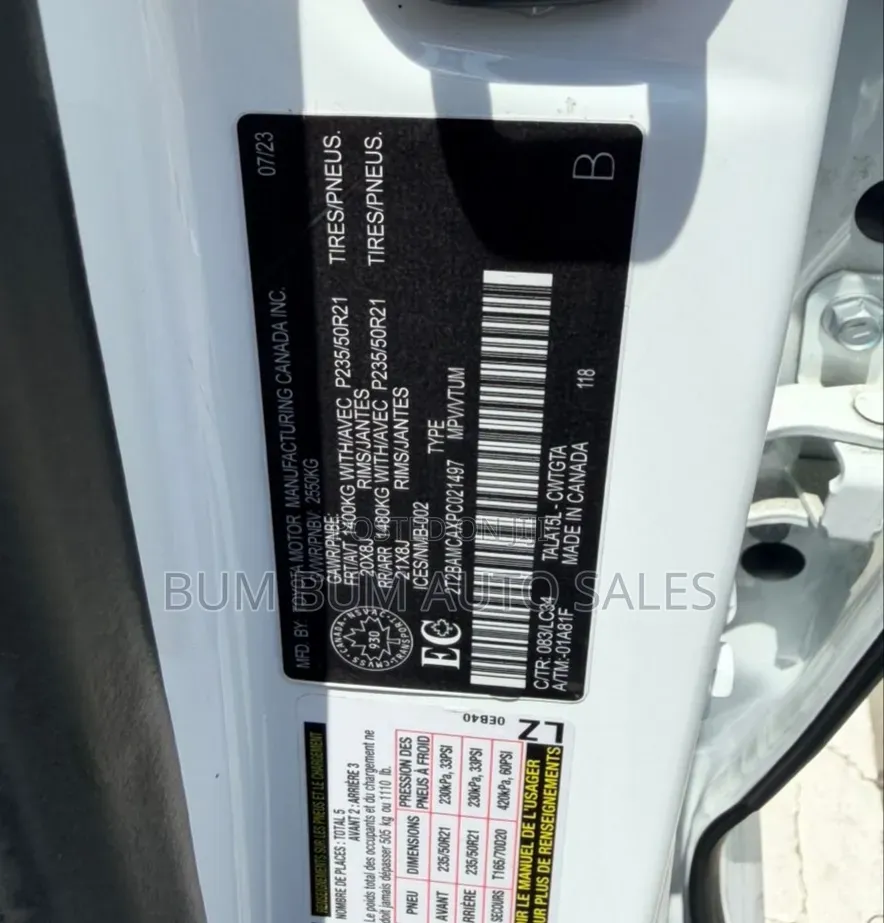 Lexus RX 350 AWD 2024 White