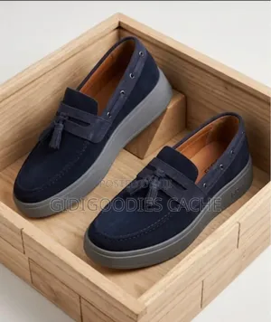 Men's Tassel Slip-on Suede Loafers Blue/Black/Brown Size 40-46