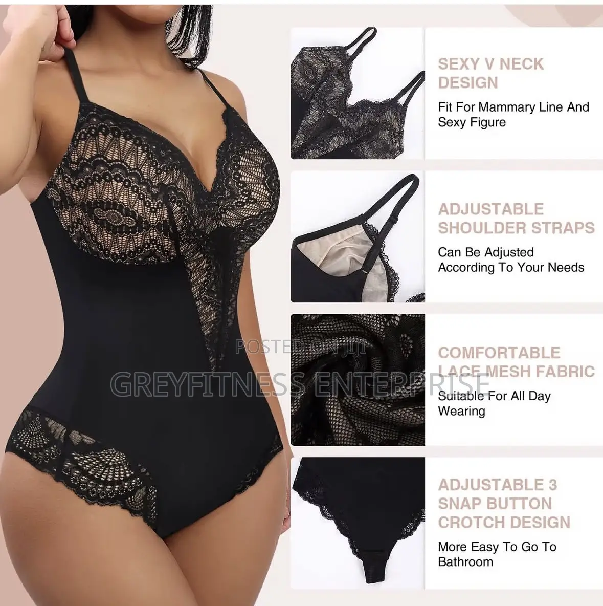 Plus Size Ladies Bodysuit