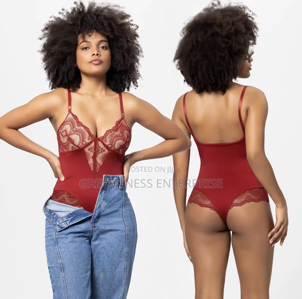 Plus Size Ladies Bodysuit