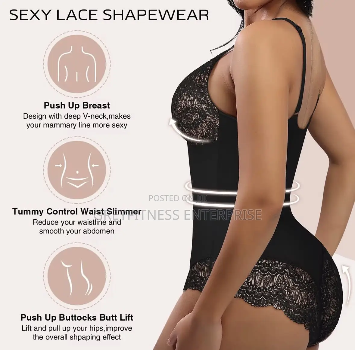 Plus Size Ladies Bodysuit