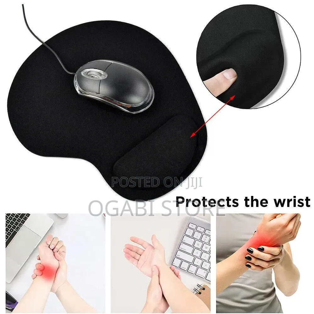 Ergonomic Wrist Support Mouse Pad