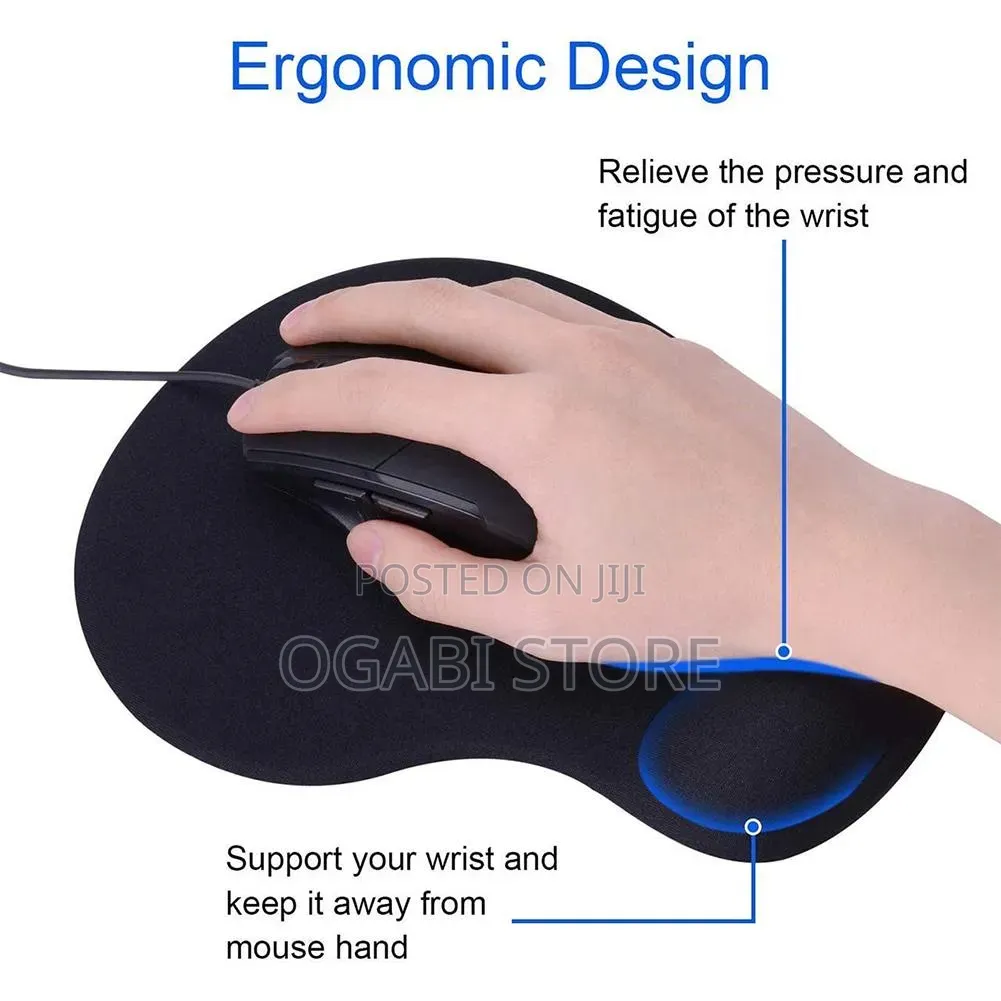 Ergonomic Wrist Support Mouse Pad