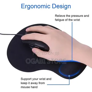 Ergonomic Wrist Support Mouse Pad