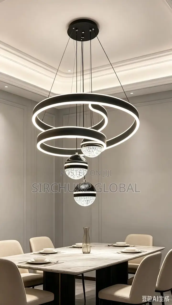 Modern Ring LED Pendant Chandelier