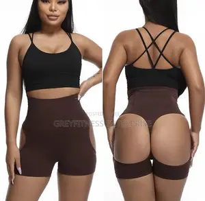 High Waisted Butt Lifting Tummy Slimming Tight With Fishbones