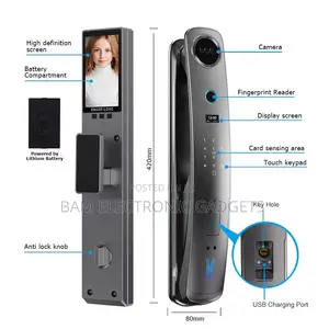 Tuya Smart Door Lock With Fingerprint Face ID
