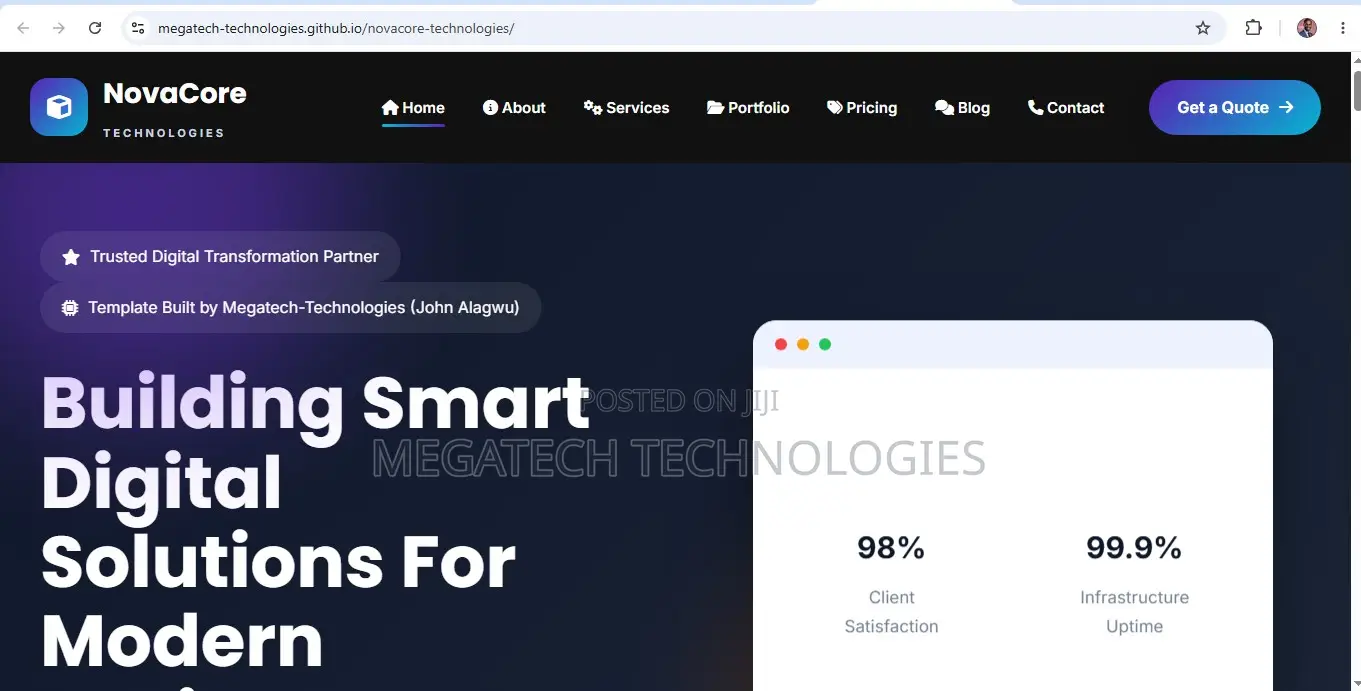 Professional Website Design Services in Nigeria