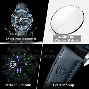 Poedagar Leather Watch