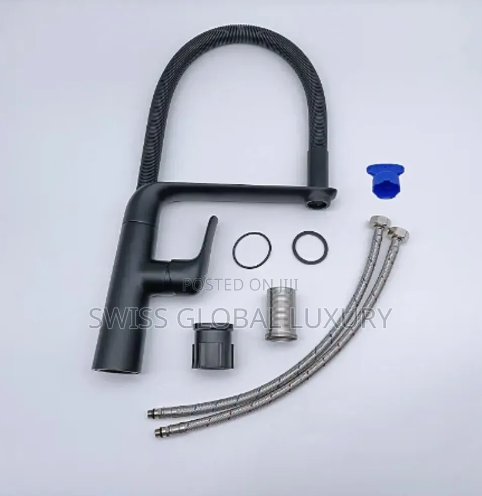 High Grade Kitchen Sink Mixer Tap With Flexible Pull-Away Head.