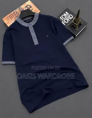 Tommy Hilfiger Bishop Collar Design T-Shirts