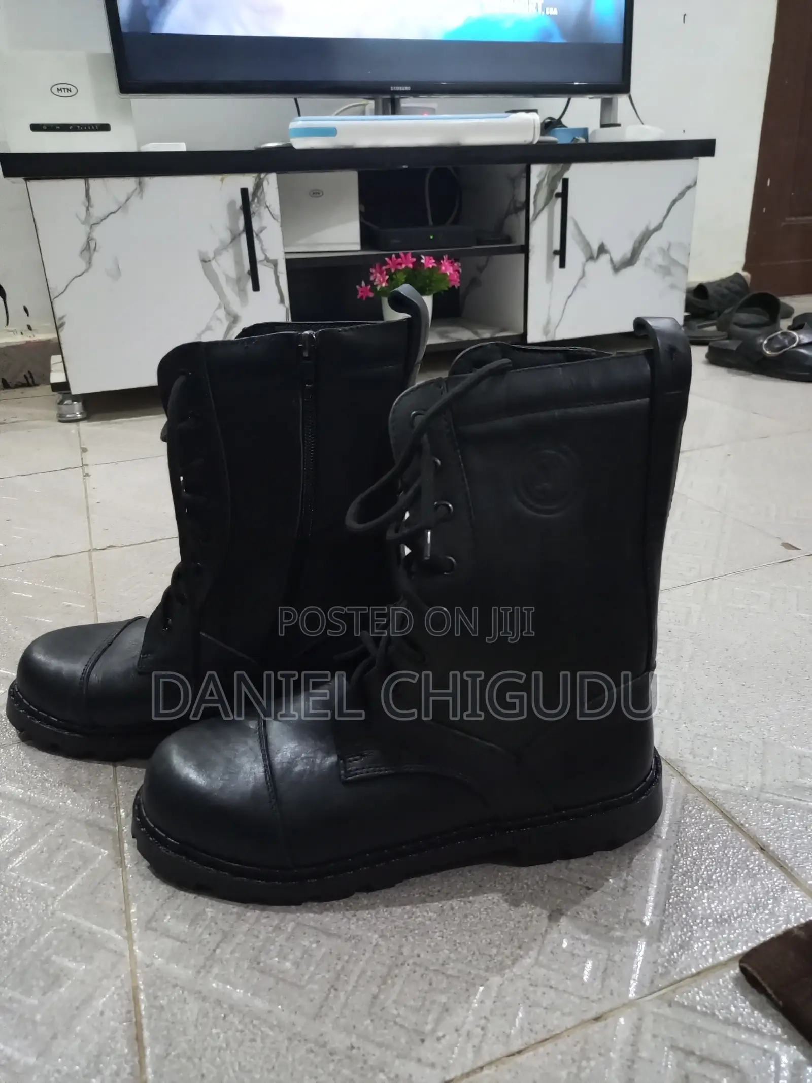 Black Original Combat Boot