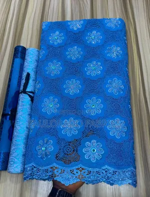 Swiss Lace With Crystal Stone