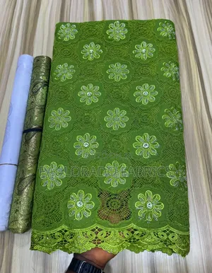 Swiss Lace With Crystal Stone