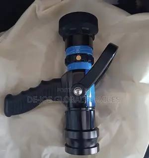 Fire Hose Nozzle Adjustable Spray Pattern Pistol Grip Black