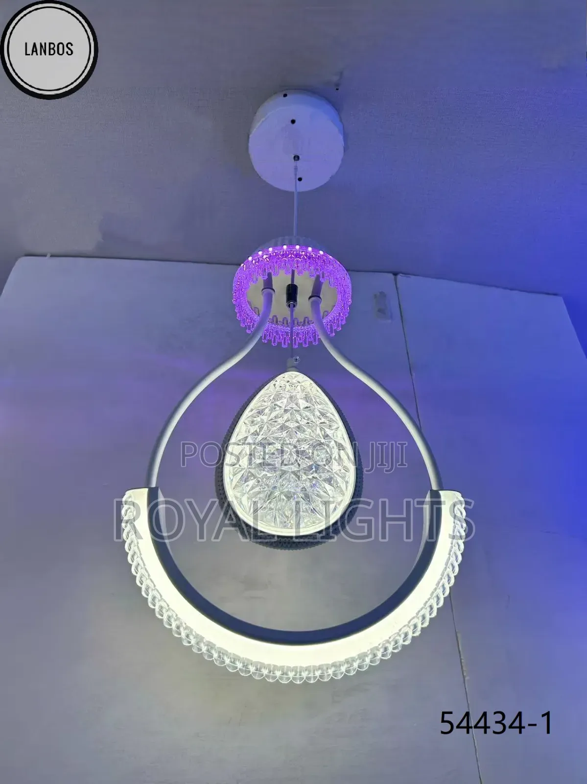 Double Circle Simple Chandelier