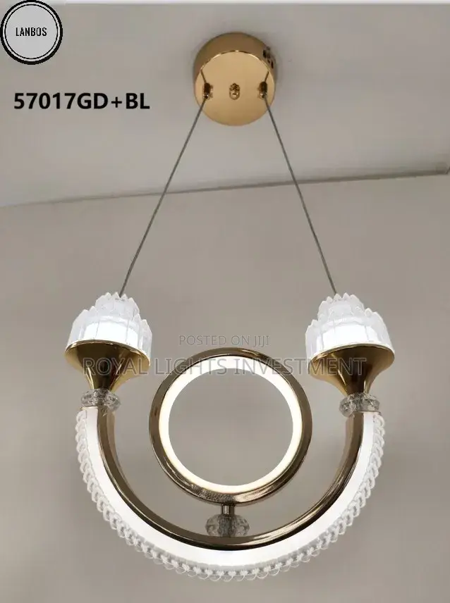 Double Circle Simple Chandelier