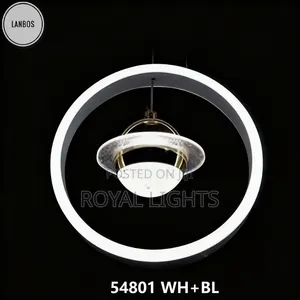 Double Circle Simple Chandelier