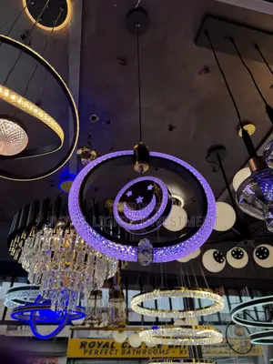 Double Circle Simple Chandelier