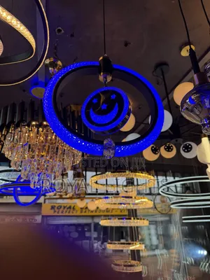 Double Circle Simple Chandelier