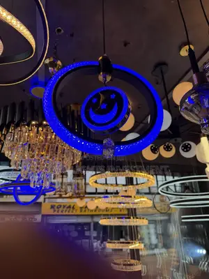 Double Circle Simple Chandelier